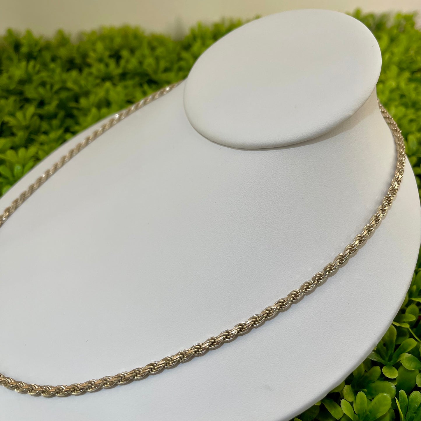 Vintage Sterling Silver Twisted Snake Chain
