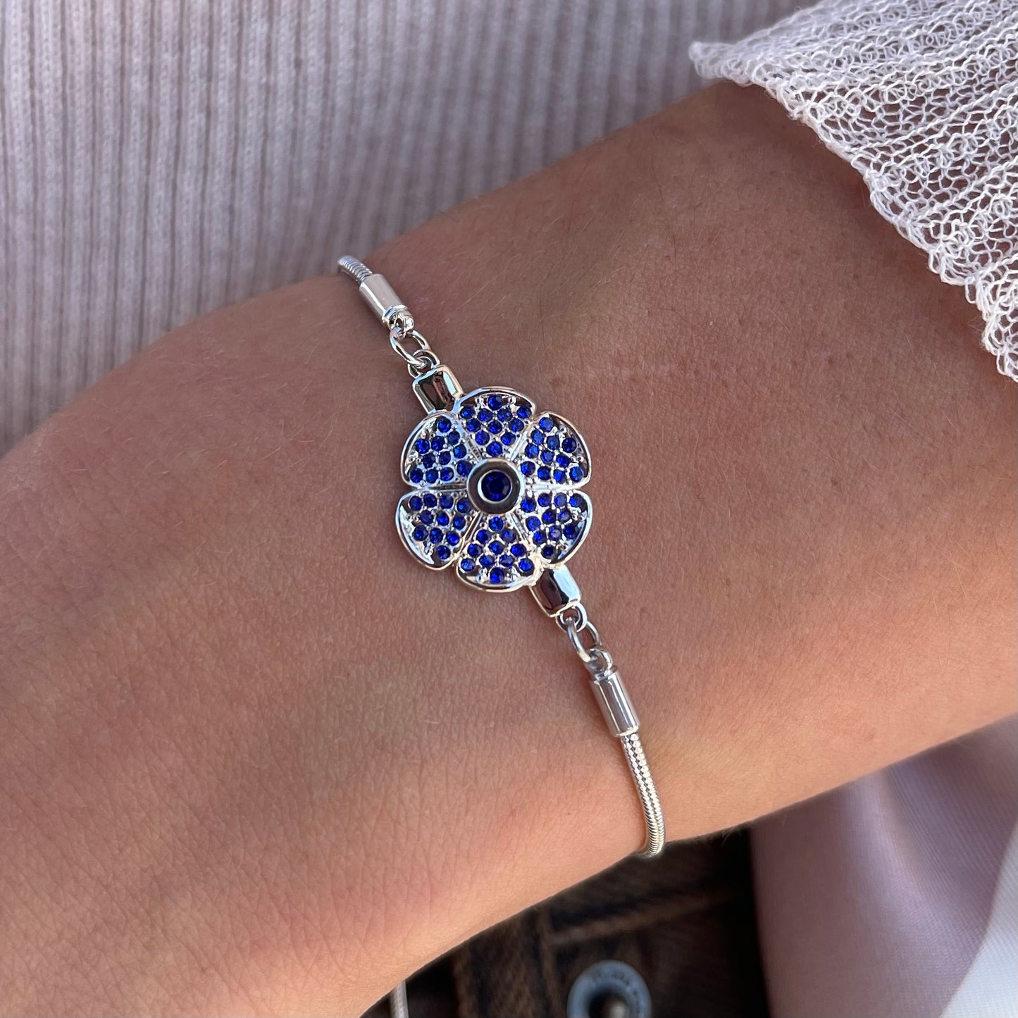 Haven Pavé Daisy Bracelet