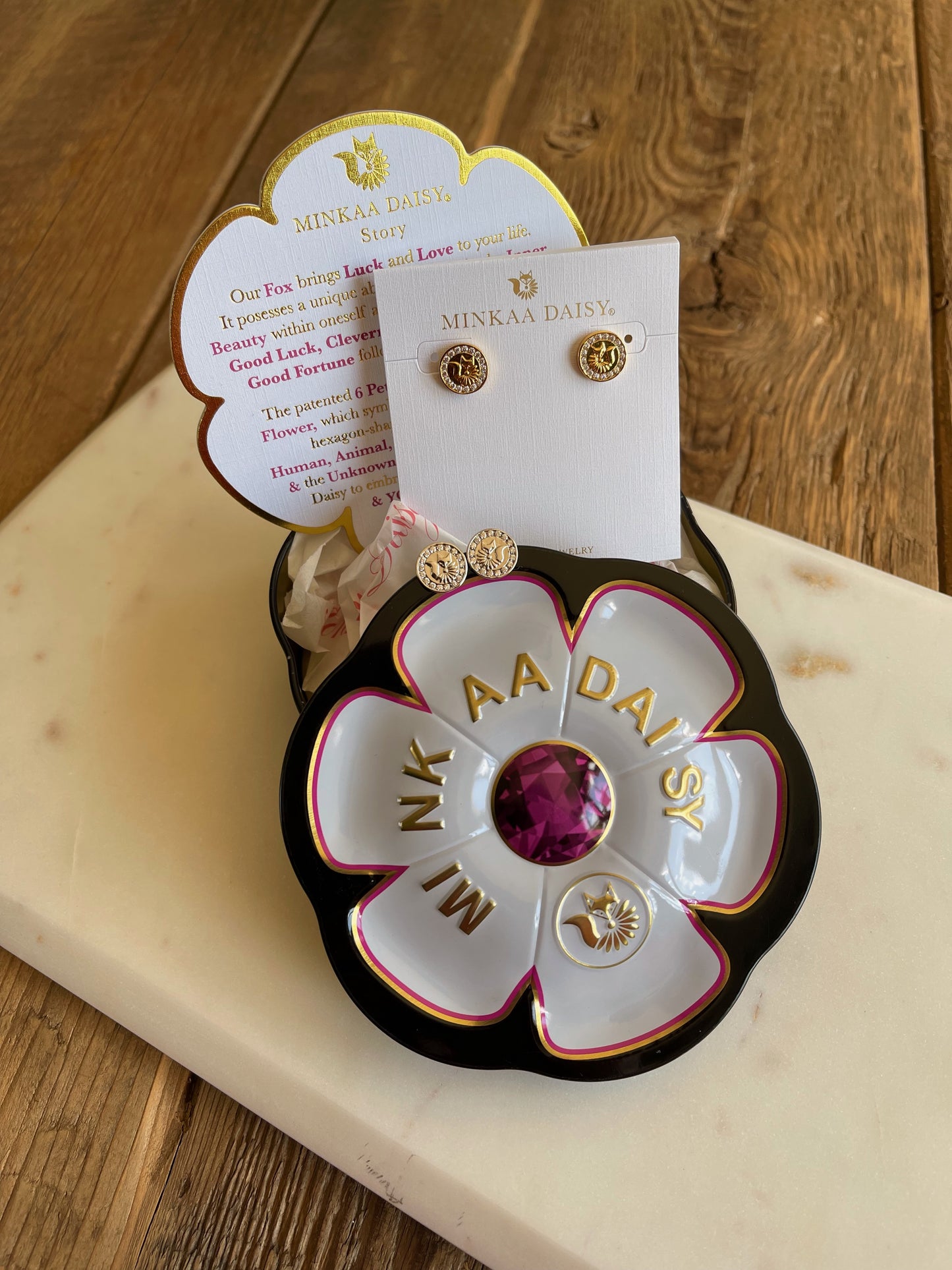 Cierra Fox Coin Earrings