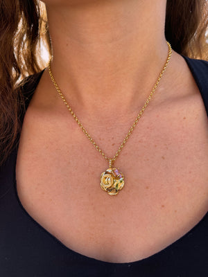 Diana's Diamond Ring Daisy Necklace