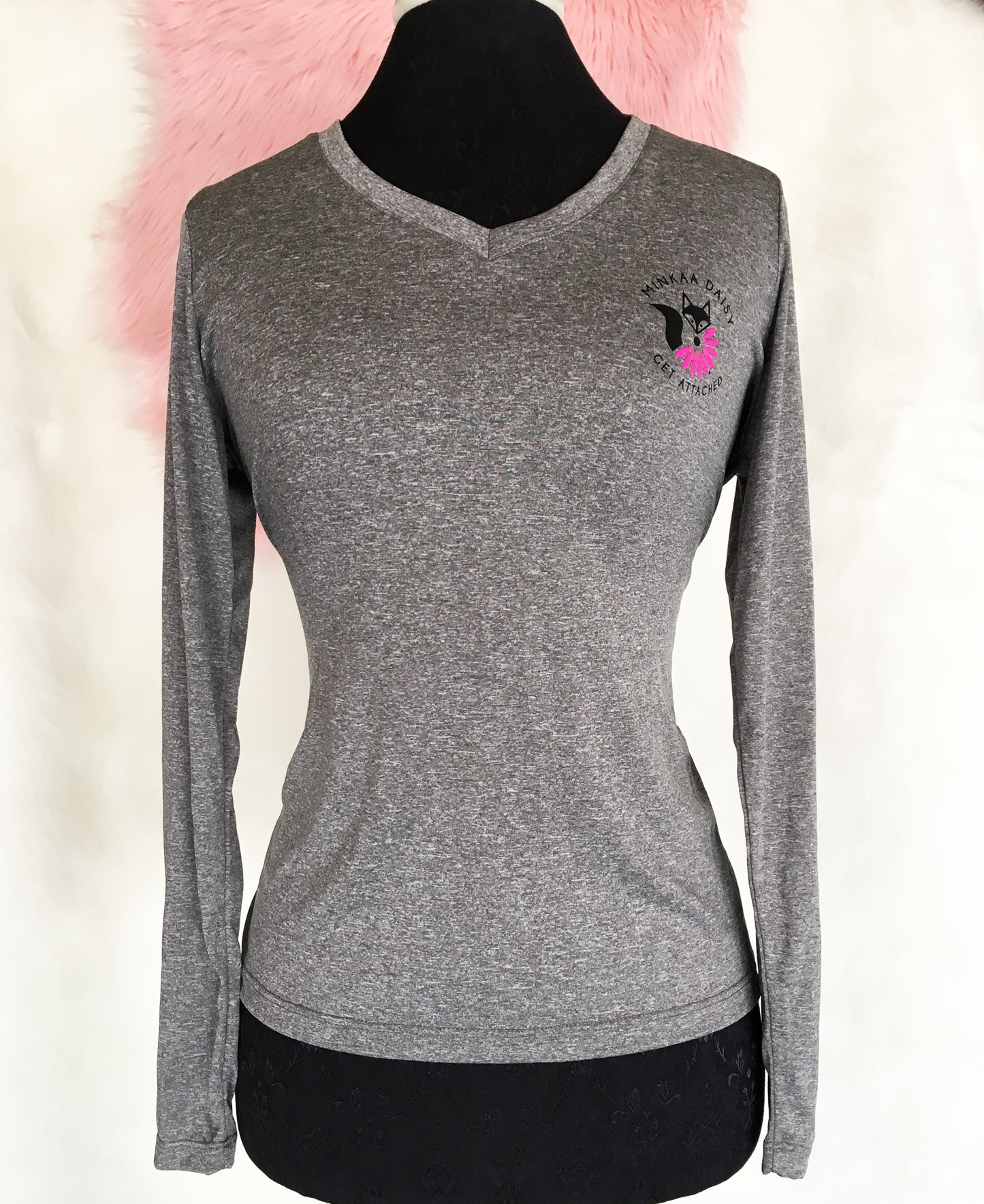 Get Attached Light Gray Long Sleeve