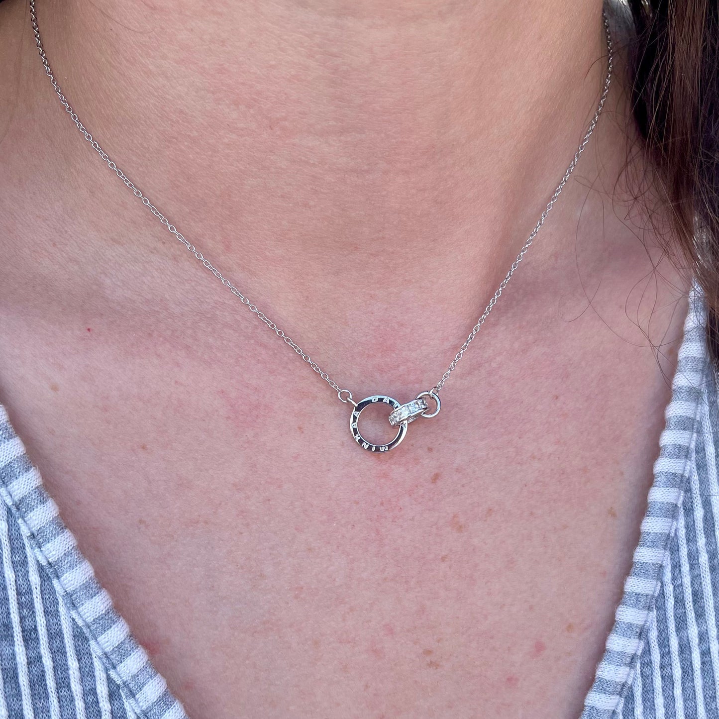 Monroe Rings of Love Necklace