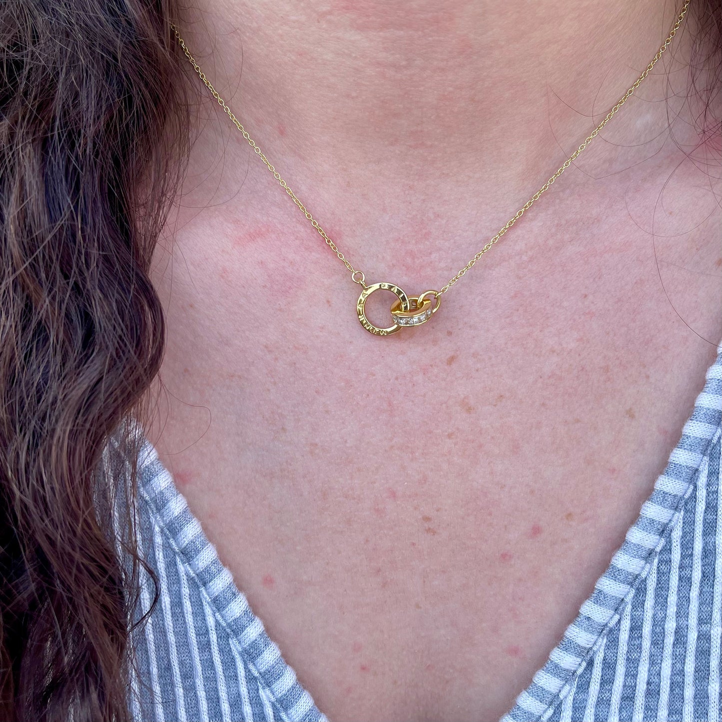 Monroe Rings of Love Necklace