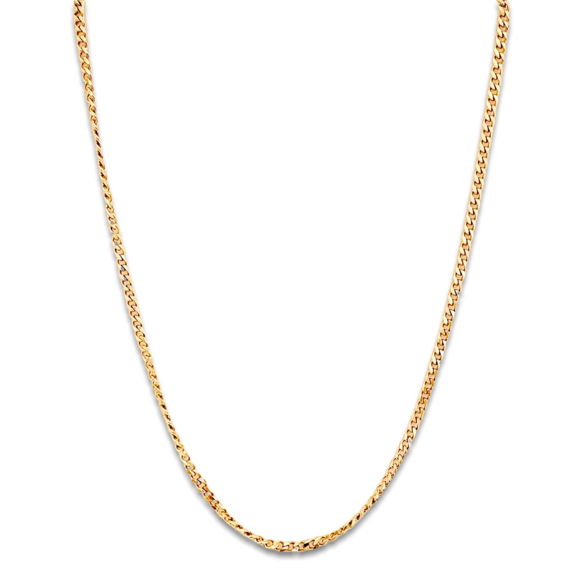 3mm Cuban Link Gold Chain - Minkaa Daisy