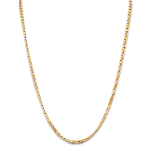3mm Cuban Link Gold Chain - Minkaa Daisy