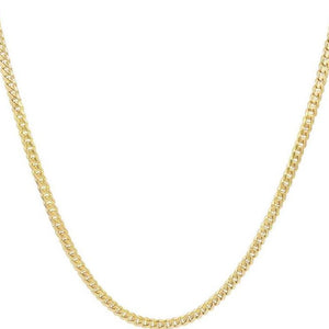 Gold Plated 4mm Cuban Link Chain - Minkaa Daisy