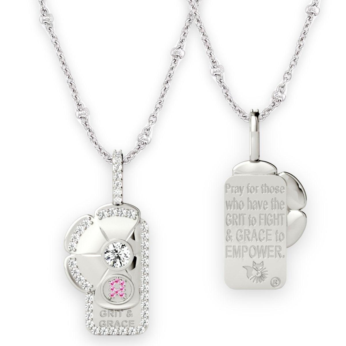 Grit & Grace Dog Tag Necklace - Minkaa Daisy