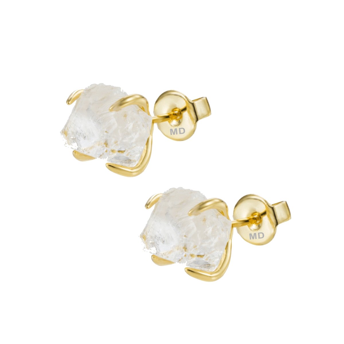 Raw Gemstone Earrings - Minkaa Daisy
