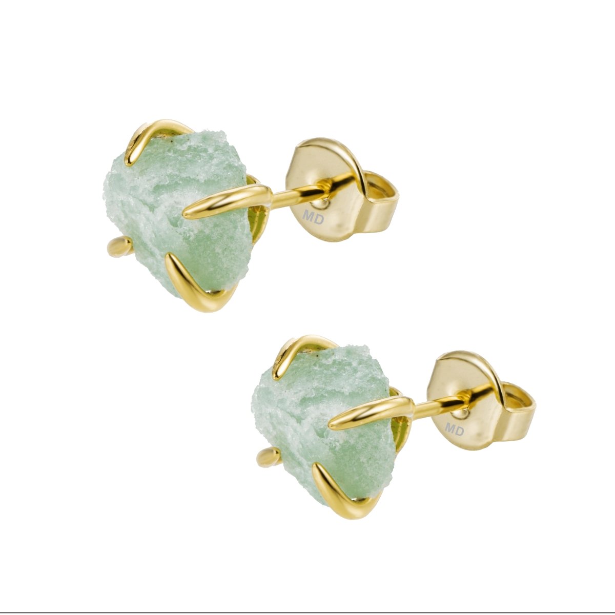 Raw Gemstone Earrings - Minkaa Daisy