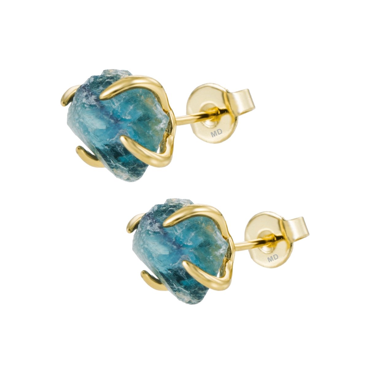 Raw Gemstone Earrings - Minkaa Daisy