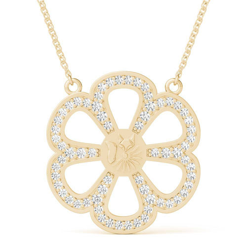 Sterling Silver Bold Ferris Wheel Necklace - Minkaa Daisy