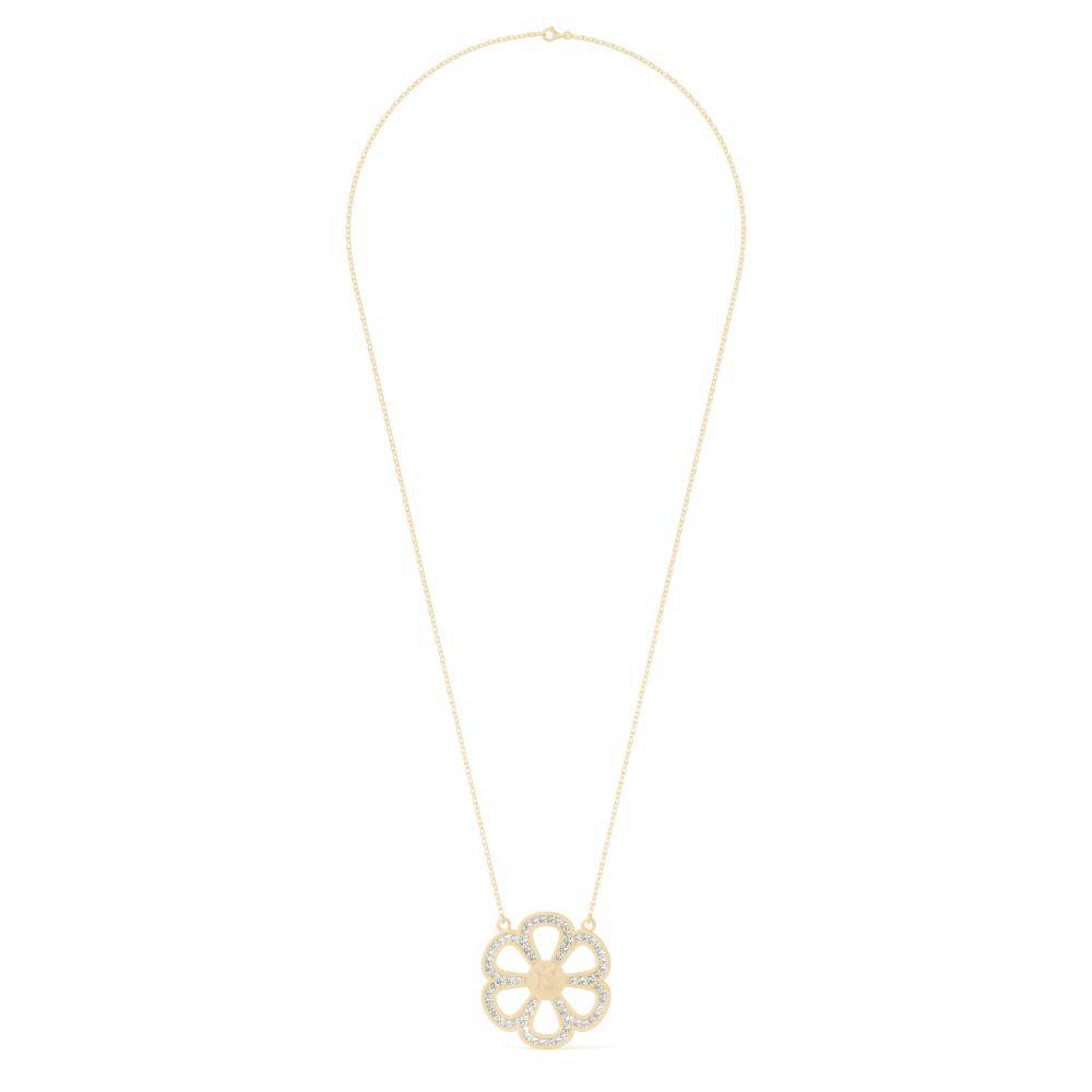 Sterling Silver Bold Ferris Wheel Necklace - Minkaa Daisy