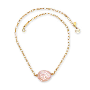 Sterling Silver Kashy Pearl Charismatic Necklace - Minkaa Daisy
