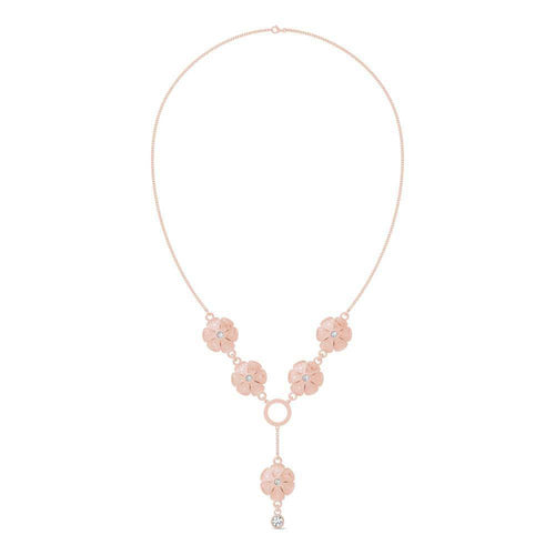 Sterling Silver Micro Crackle Vine Necklace - Minkaa Daisy