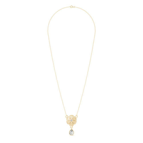 Sterling Silver Passionate & Pear Daisy Necklace - Minkaa Daisy
