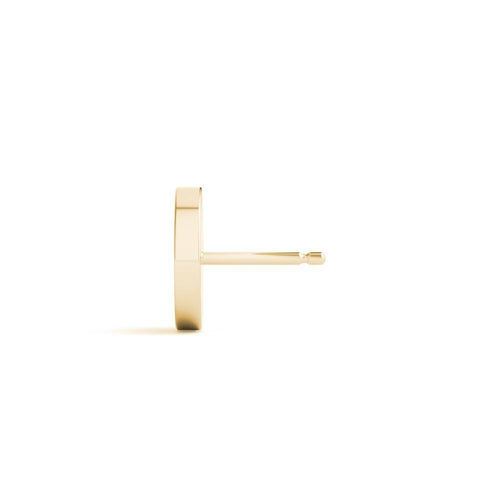 Sterling Silver Sleek Minimalist Stud Fox Earrings - Minkaa Daisy