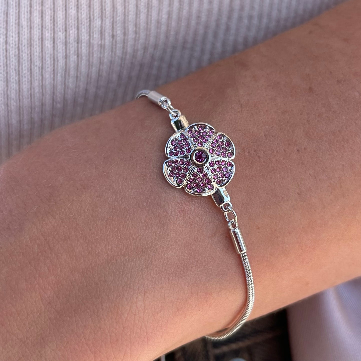 Haven Pavé Daisy Bracelet