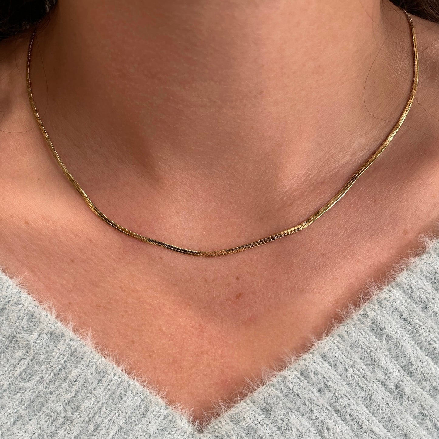 Hudson Herringbone Necklace