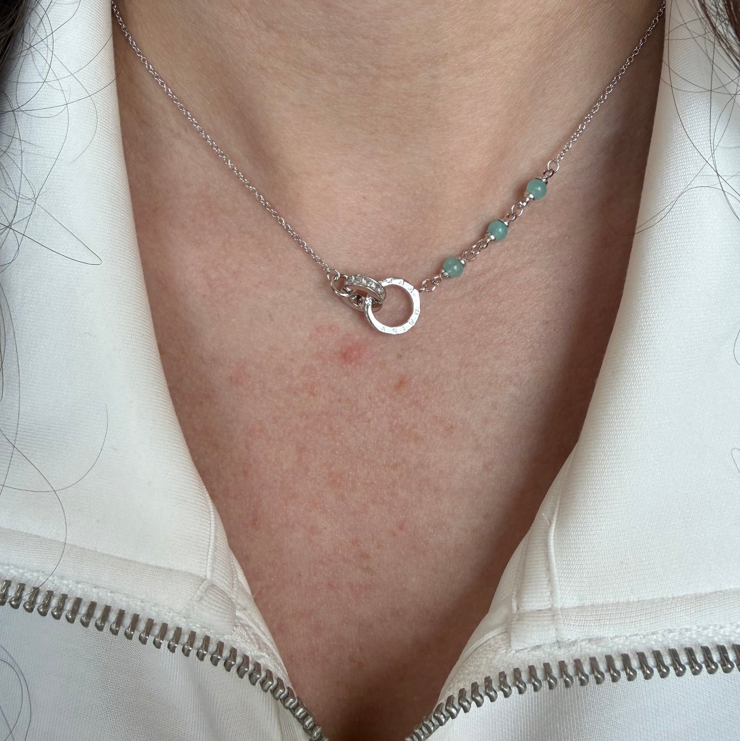 Monroe Rings of Love Rosary Beads Necklace