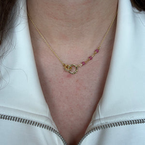 Monroe Rings of Love Rosary Beads Necklace