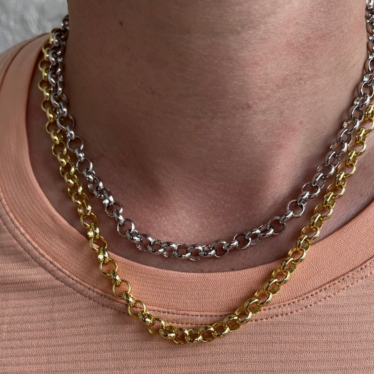 River 7mm Rolo Chain Necklace