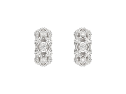 Tashi Trellis Huggie Earrings