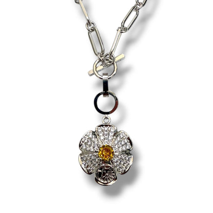 Sunburst Sydney Daisy on Toggle Chain