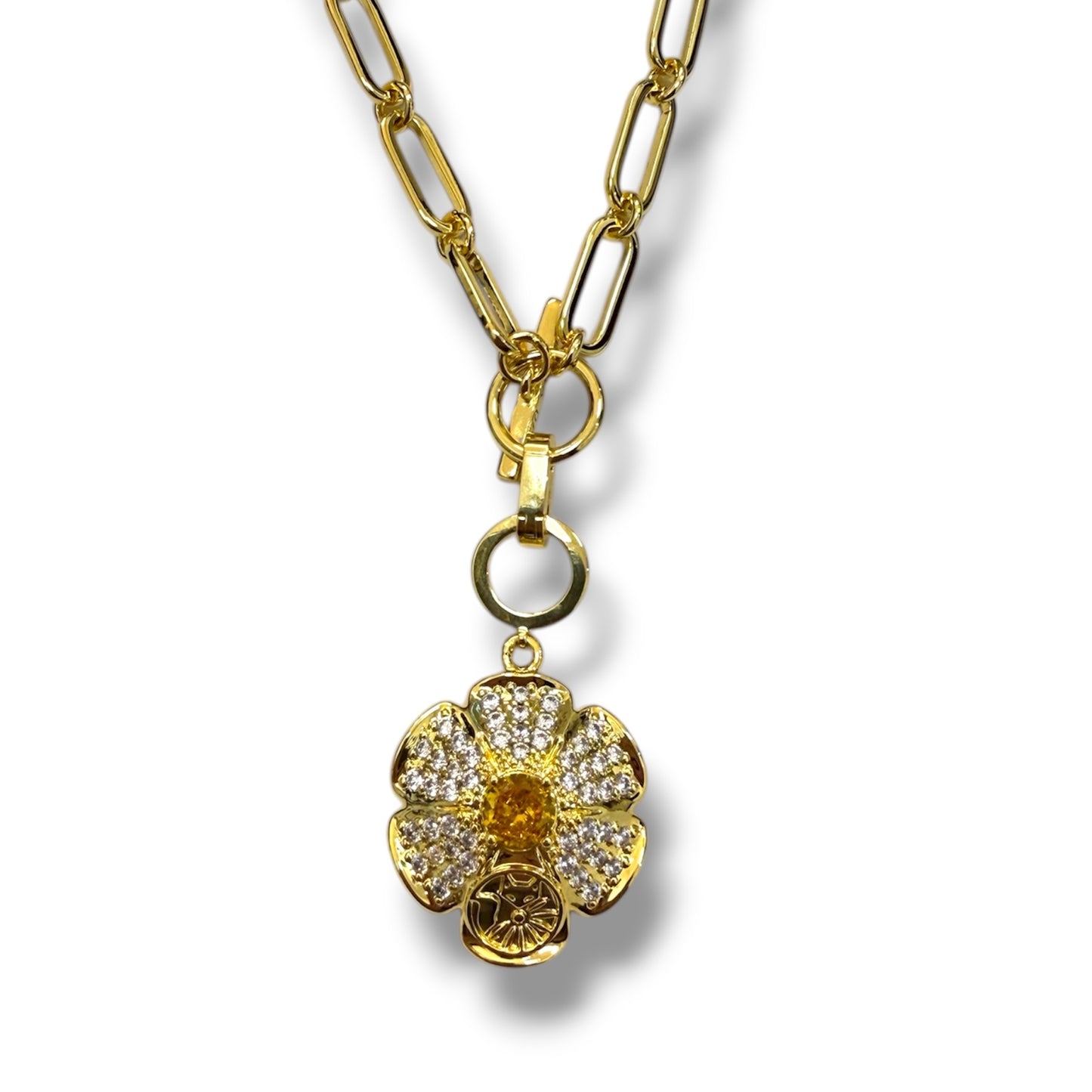 Sunburst Sydney Daisy on Toggle Chain