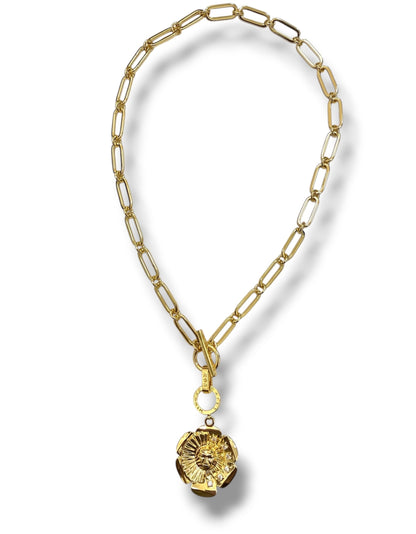 Sunburst Sydney Daisy on Toggle Chain