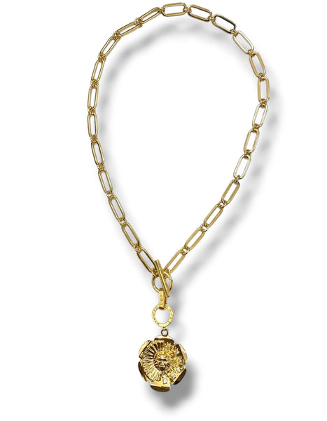 Sunburst Sydney Daisy on Toggle Chain – Minkaa Daisy