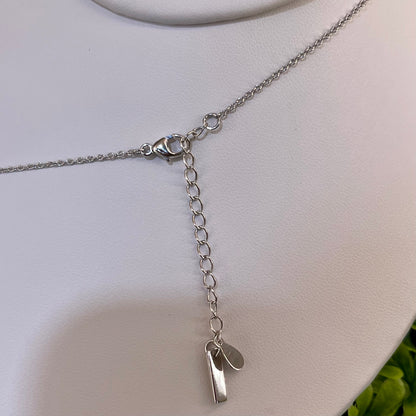 Vintage Sterling Silver Diploma Necklace