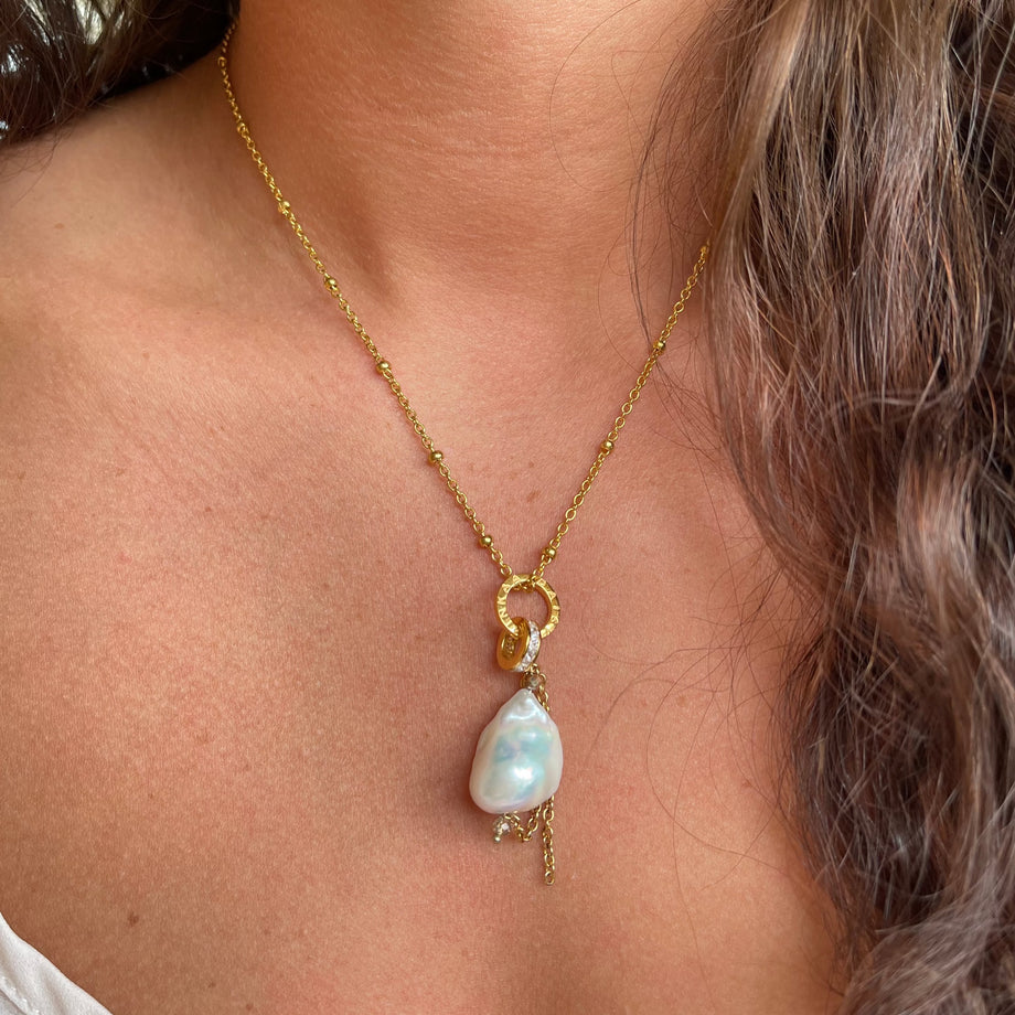 By charlotte hot sale pearl necklace