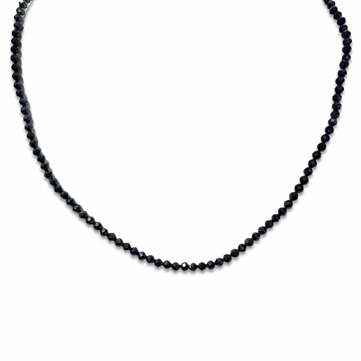 Black Spinel Beaded Necklace