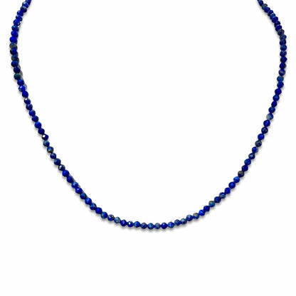 Blue Lapis Beaded Necklace