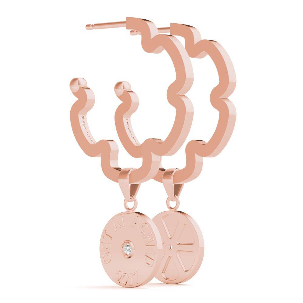 Hollow Daisy Coin Drop Earrings - Minkaa Daisy