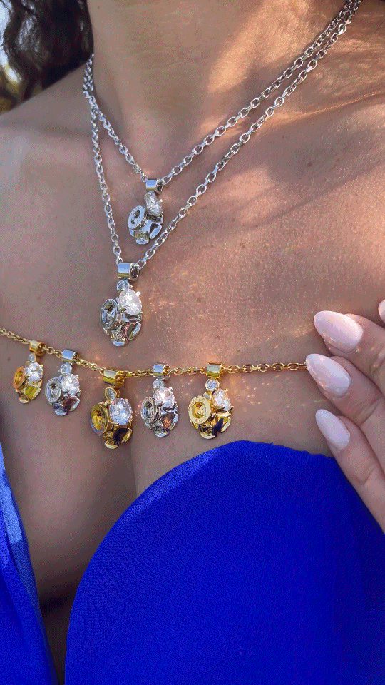 Mini Me Diamond Ring Daisy Necklace - Minkaa Daisy
