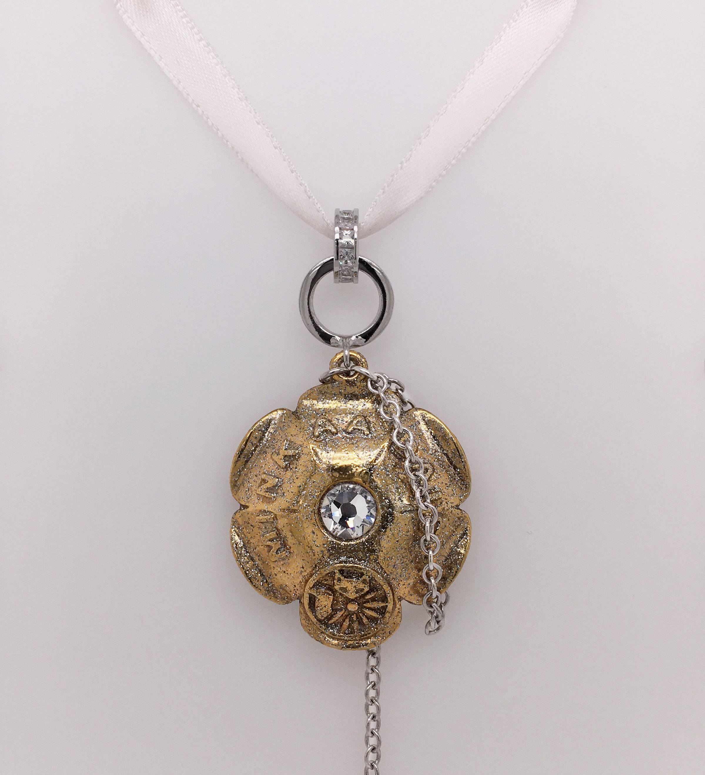 Bronze and blush top jewelry
