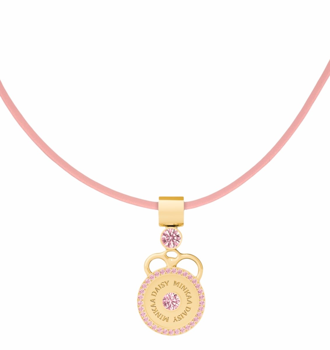 Original Minkaa Locket Leather Necklace - Minkaa Daisy