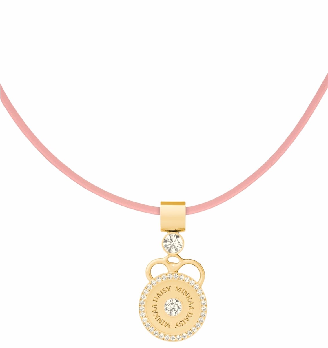 Original Minkaa Locket Leather Necklace - Minkaa Daisy