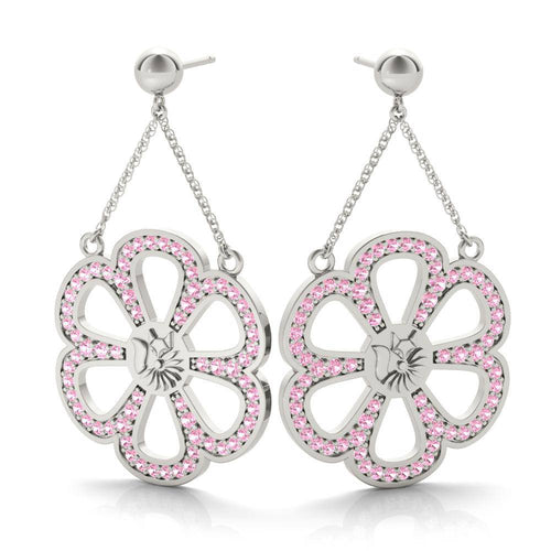 Sterling Silver Bold Ferris wheel Earring's - Minkaa Daisy