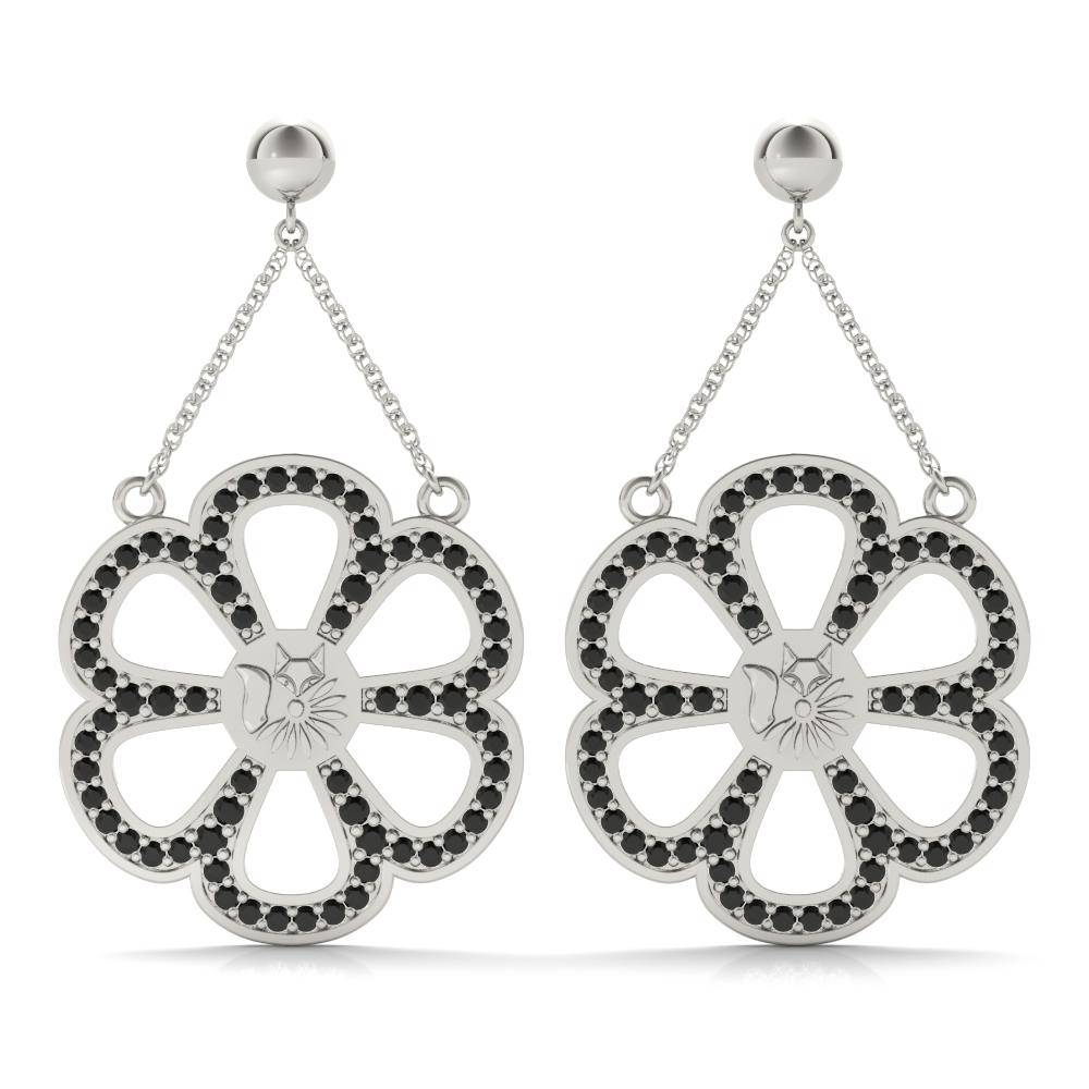 Sterling Silver Bold Ferris wheel Earring's - Minkaa Daisy