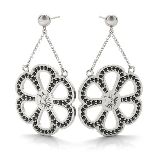 Sterling Silver Bold Ferris wheel Earring's - Minkaa Daisy