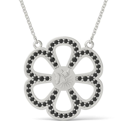 Sterling Silver Bold Ferris Wheel Necklace - Minkaa Daisy