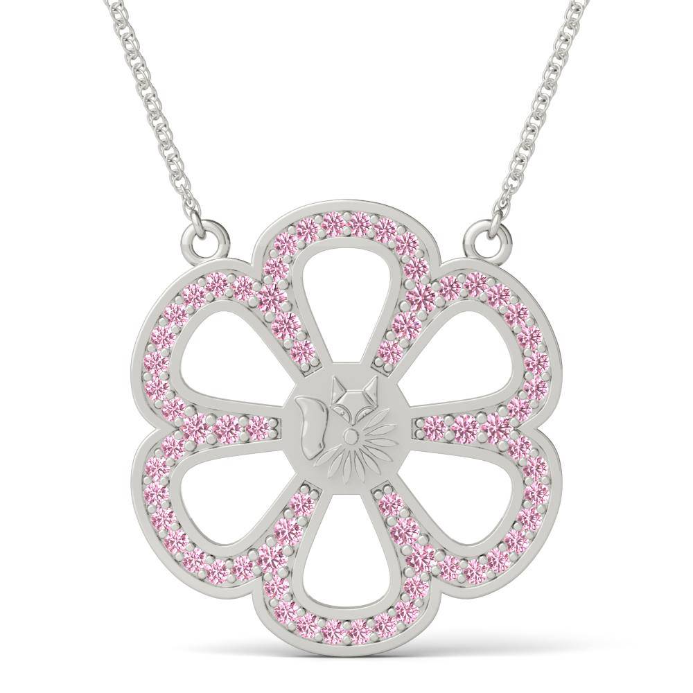 Sterling Silver Bold Ferris Wheel Necklace - Minkaa Daisy