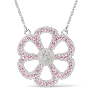 Sterling Silver Bold Ferris Wheel Necklace - Minkaa Daisy