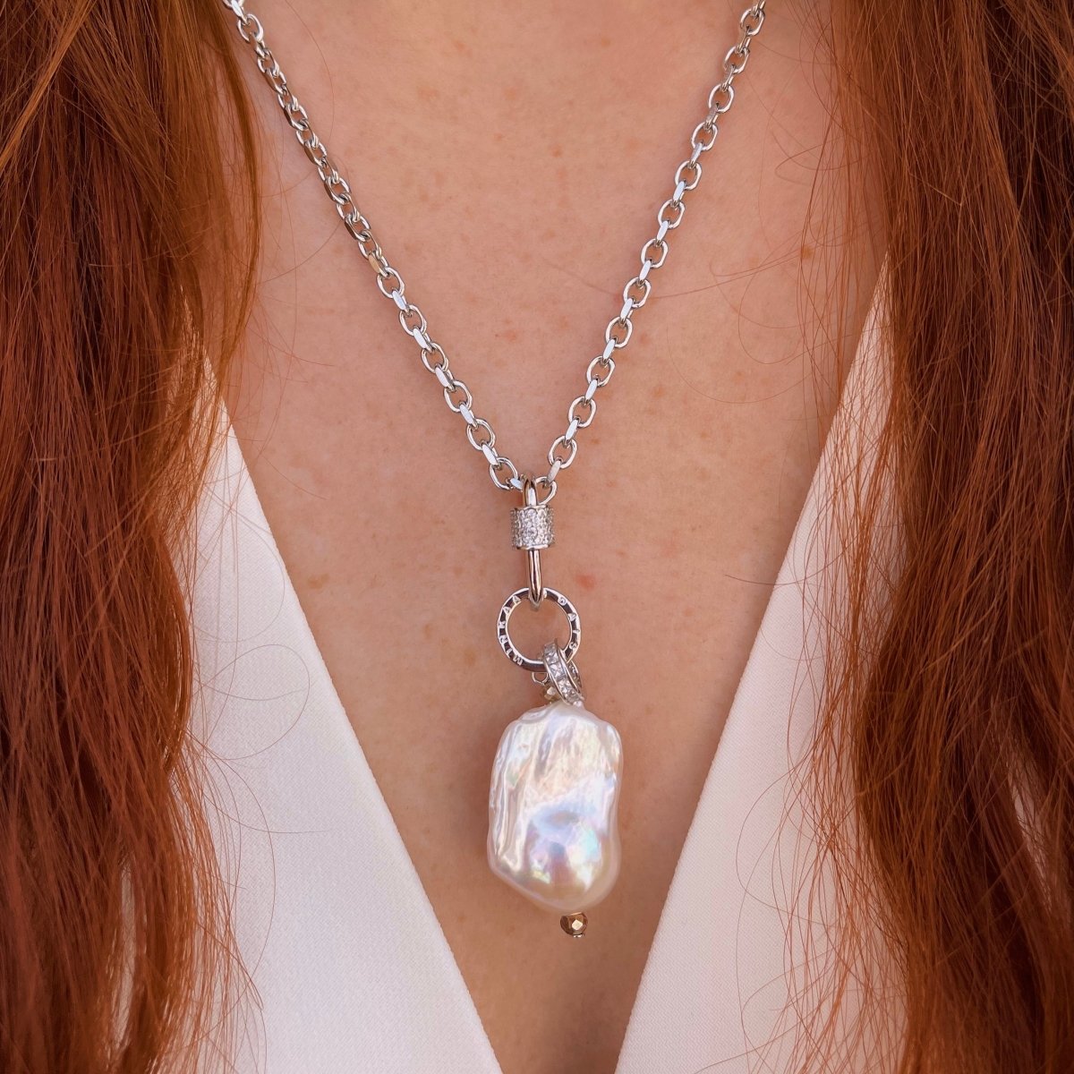 Bombshell Baroque Pearl Pendant