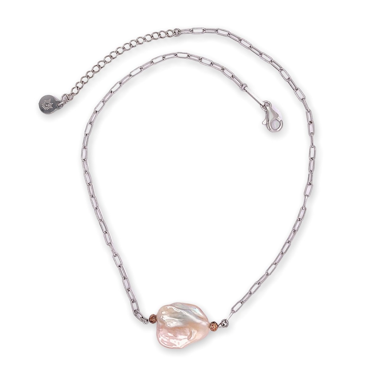 Sterling Silver Kashy Pearl Charismatic Necklace - Minkaa Daisy