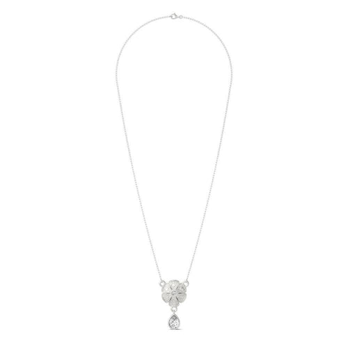 Sterling Silver Passionate & Pear Daisy Necklace - Minkaa Daisy